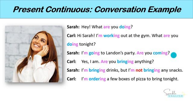 The Present Continuous: Questions and Answers | Interrogative & Negative Form | A1 - English Gramma смотреть онлайн