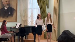 А.  Гурилев "Радость душечка" Зачет по вокальному ансамблю - исп. Анастасия Жмур и Татьяна Швед