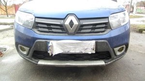 №4 Впечатление от ПТФ 55 Вт на Renault Sandero Stepway