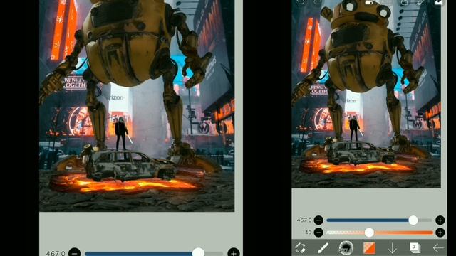 Recreating Photoshop Artworks On Ibis Paint X смотреть онлайн
