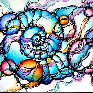 Нейрографика  быстро снять стресс и успокоиться