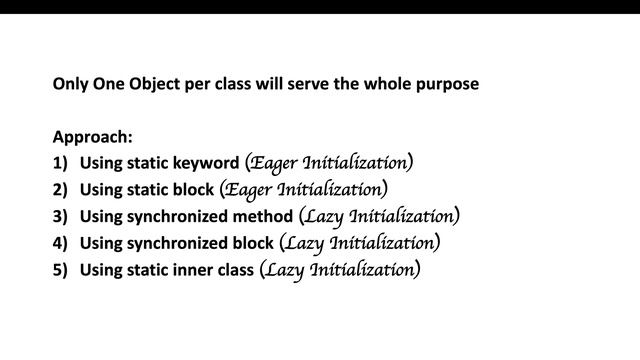What is Singleton Design Pattern and ways to implement it? смотреть онлайн