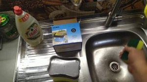 ОБЗОР Дозатор / Диспенсер для моющего средства с держателем для губки. Покупка на Яндекс Маркет