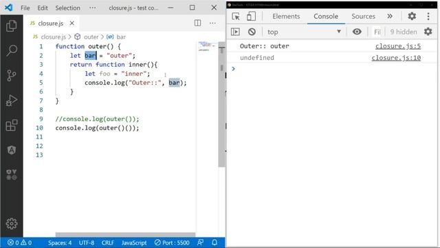 JavaScript Closures