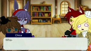 FNAF 1 react to Sister Location's voice lines (remake) | Five Nights At Freddy's / FNAF