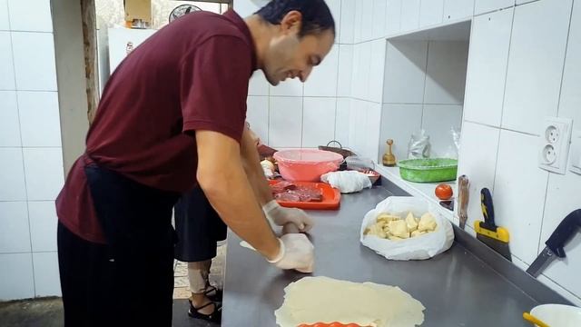 Показываем как делают настоящую бухарскую самса How They Make Samsa From Bukhara