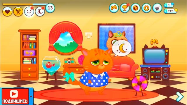 Котёнок БУБУ у зубного врача - прохождение детской игры как мультики смотреть онлайн
