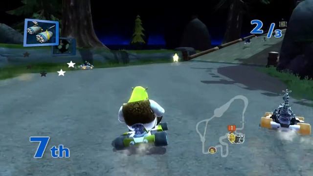 [Xbox 360] DreamWorks Super Star Kartz - Circuit: Moon Cup Mirror - Shrek смотреть онлайн