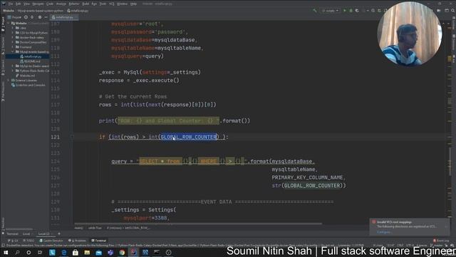 MYSQL Event based Architecture Send Events to Elk or Mongo ie Fan out | in Python
