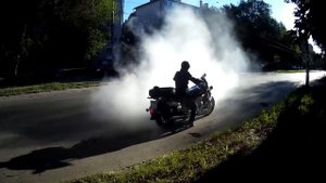 Yamaha XV1600 Road Star BURNOUT