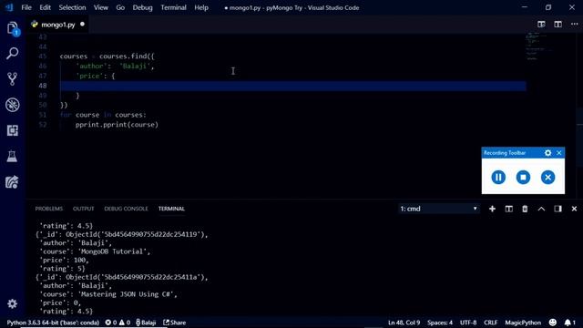Python and MongoDB - The Complete Guide | Learn to use MongoDB in your Python Application