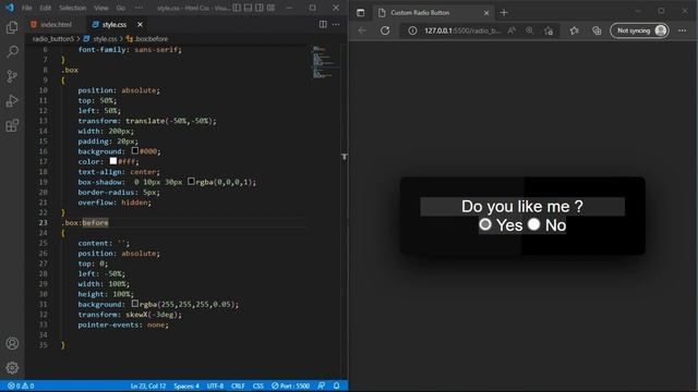 BUTTON ANIMATED HOVER EFFECTS @uzzbe_dls @OnlineTutorialsYT | PROGRAMING GROUP #13 day