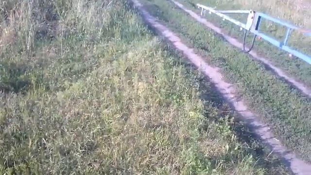 Опрыскивание стерни от сорняков , гербицидом  Раундап , трактором т 25
