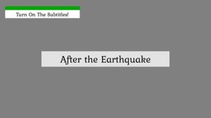 After the Earthquake - Audiobook and Subtitles. English Listening Practice