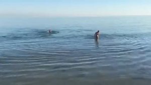 Евпатория, Чёрное море, октябрь 2018