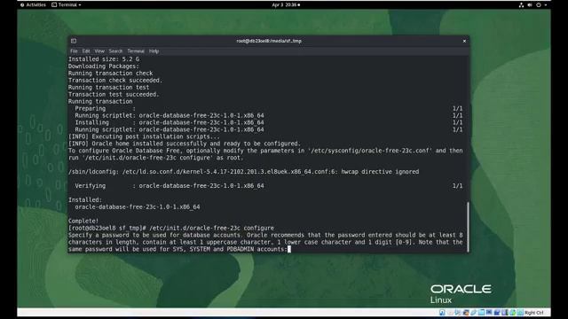 Oracle 23c free developer version installation смотреть онлайн