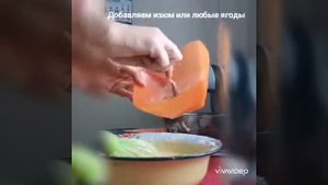 Кекс из простокваши на скорую руку
