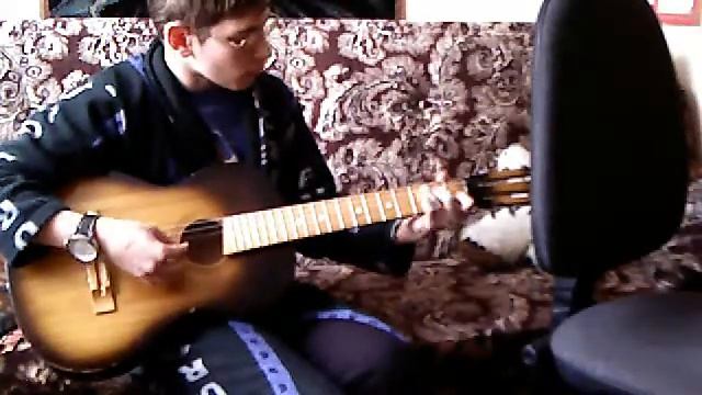 Коробочка, на гитаре