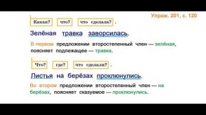 ГДЗ 2 класс Русский язык Учебник 2 часть Упражнение. 201
