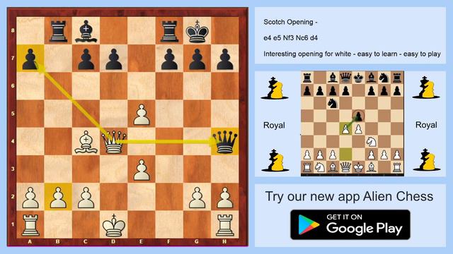 The Scotch Game - Chess Openings Explained - Ideas, Principles and Common Variations - Royal Chess смотреть онлайн