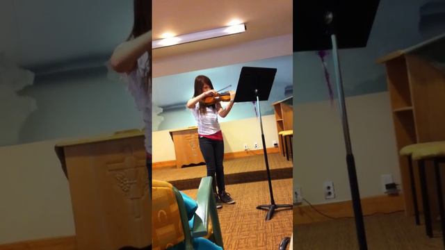 Lia performing Modest Mussorgsky: Hopak - 2012 Year End Violin Recital