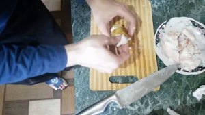 Картошка с курдюком в духовке