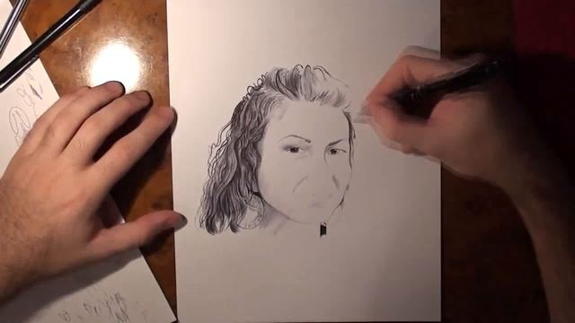 drawing with pen ink ( смотреть онлайн
