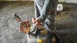 штробление под проводку штроборезом хилти