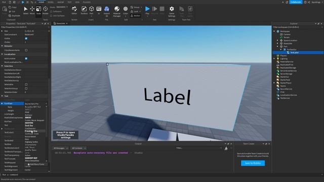 How to Make Sign Text - Roblox Studio Tutorial смотреть онлайн