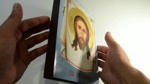 Икона спас нерукотворный писаная масляными красками