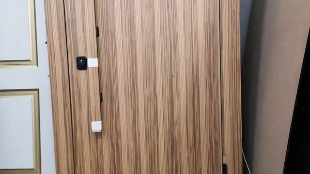 Входная дверь с терморазрывом с экзотическим шпоном зебрано, купить в Москве. Доставка по России