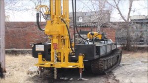 Испытания. Буровая установка УРБ 2А2 на базе МТЛБ от Бурспецтехники