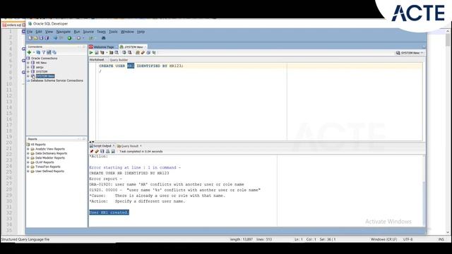 ORACLE SQL & PLSQL Tutorial 2022 Part-2 | Oracle PL/SQL Full Course | Learn PL SQL Course | ACTE