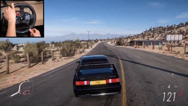 Mercedes 190E 2.5-16 Evolution II Drifting - Forza Horizon 5 Gameplay Logitech G29