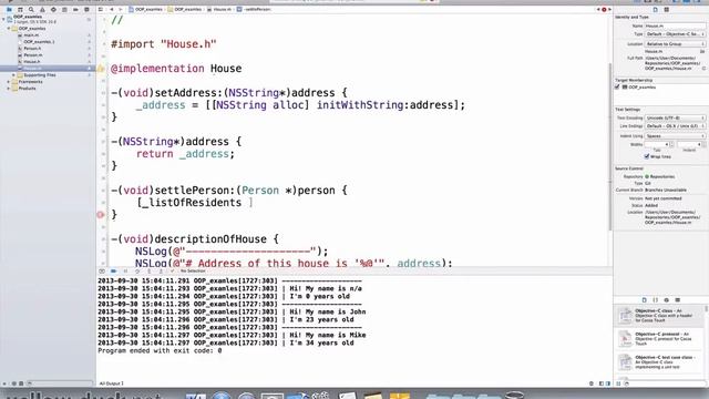 Методы и данные в Objective-C смотреть онлайн