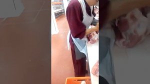 обвалка свинины,окорок