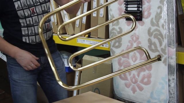 Полотенцесушитель водяной Сунержа Лира 500х650 Под Золото