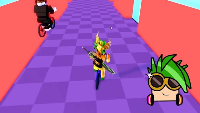 Roblox Obby.... BUT YOU'RE ON A BIKE! смотреть онлайн