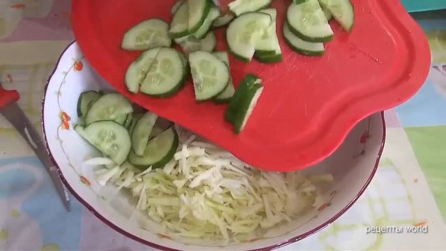 Рецепт овощного салата без сметаны и майонеза с вкусной заправкой