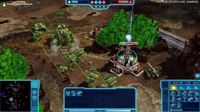 Command & Conquer 4: Tiberian Twilight - 3v3 Skirmish BRUTAL - Redzone Ruckus - Gameplay PC смотреть онлайн