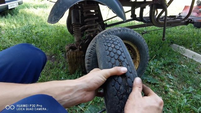 РЕМОНТ КОЛЕСА МОТОРОЛЛЕРА. Разбираю Колесо 4.00 - 10 Модель В-16А от мотороллера Муравей - 2 смотреть онлайн