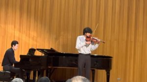 Chaconne in g minor - JMF honors violin recital