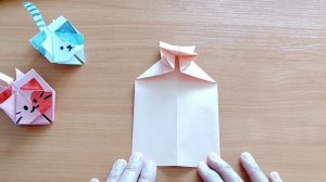 Прыгающий котик из бумаги  Оригами  Origami Jumping Paper Cat