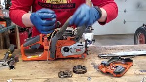 Husqvarna 440E (Clutch Replacement) #diy #husqvarna #chainsaw #diy
