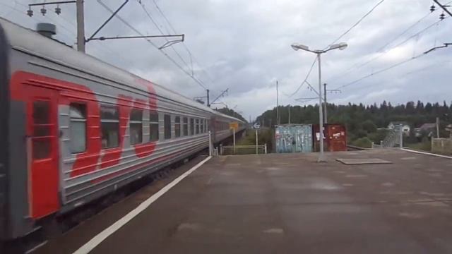 Тепловоз ТЭП70-0263 с поездом СПб - Калининград смотреть онлайн