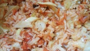 Ленивые голубцы с грибами