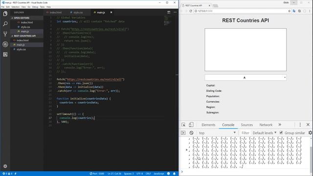 REST Countries API
