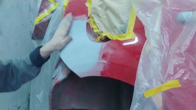 Ремонт заднего крыла Нисан Ноут. Рихтовка спотером. Покраска переходом. Nissan Note. смотреть онлайн