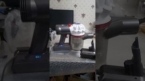 работа с заменой батареи пылесос Dyson v7- батарея от v8