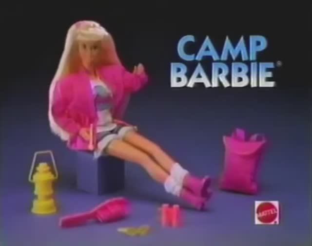 1993  Реклама Похода в лес Барби Маттел Camp Barbie Mattel